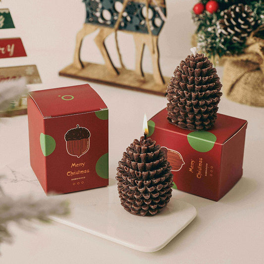 PINE CONE CANDLE